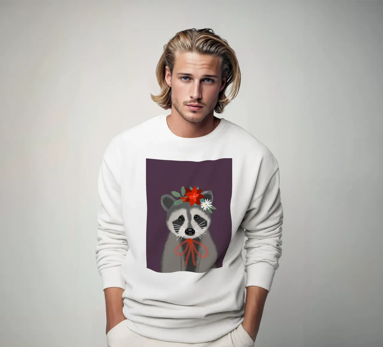 Procione delle vacanze felpa da Winter Whispers