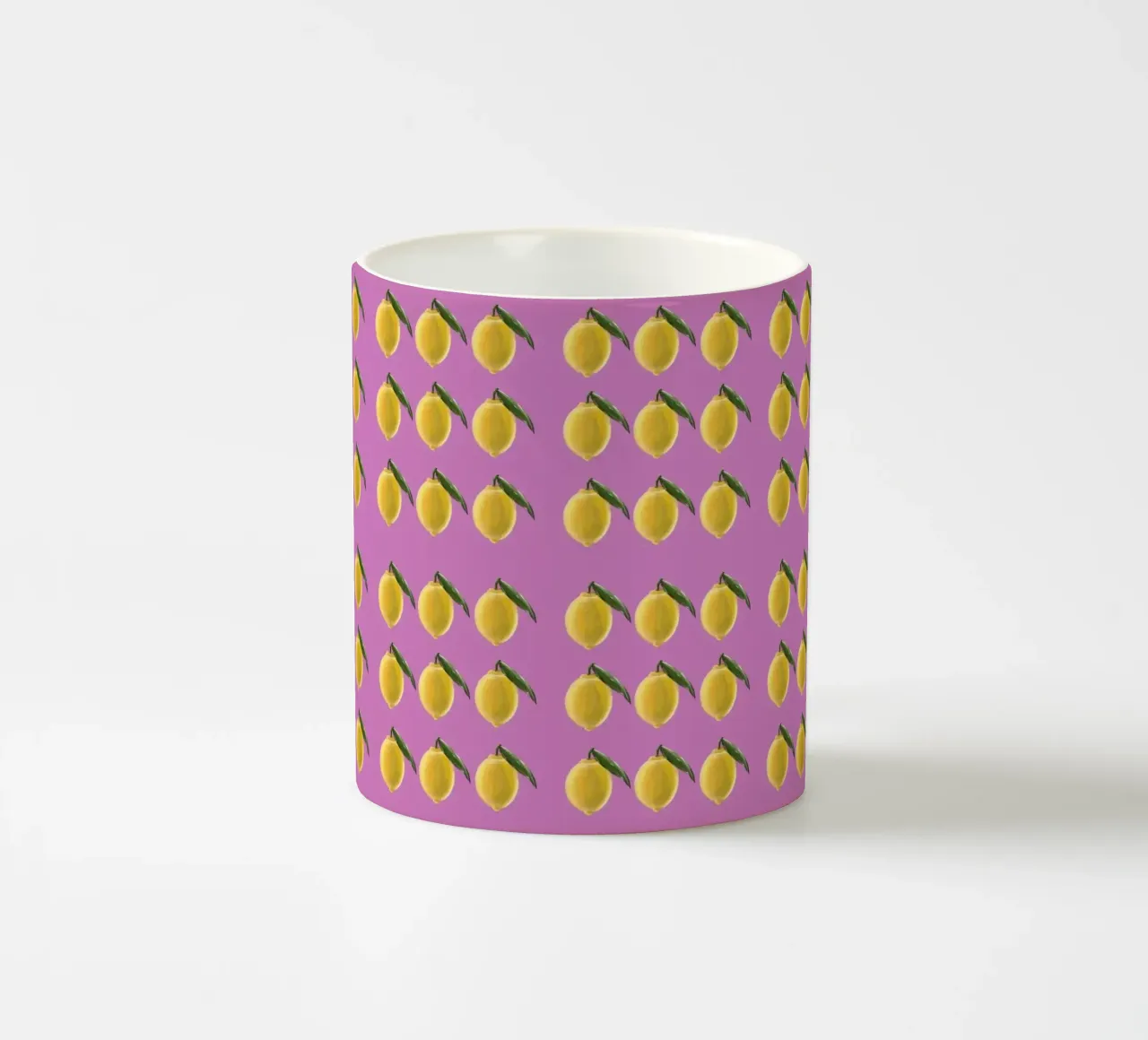 Lemons ceramic mug by sketch_visual_studio