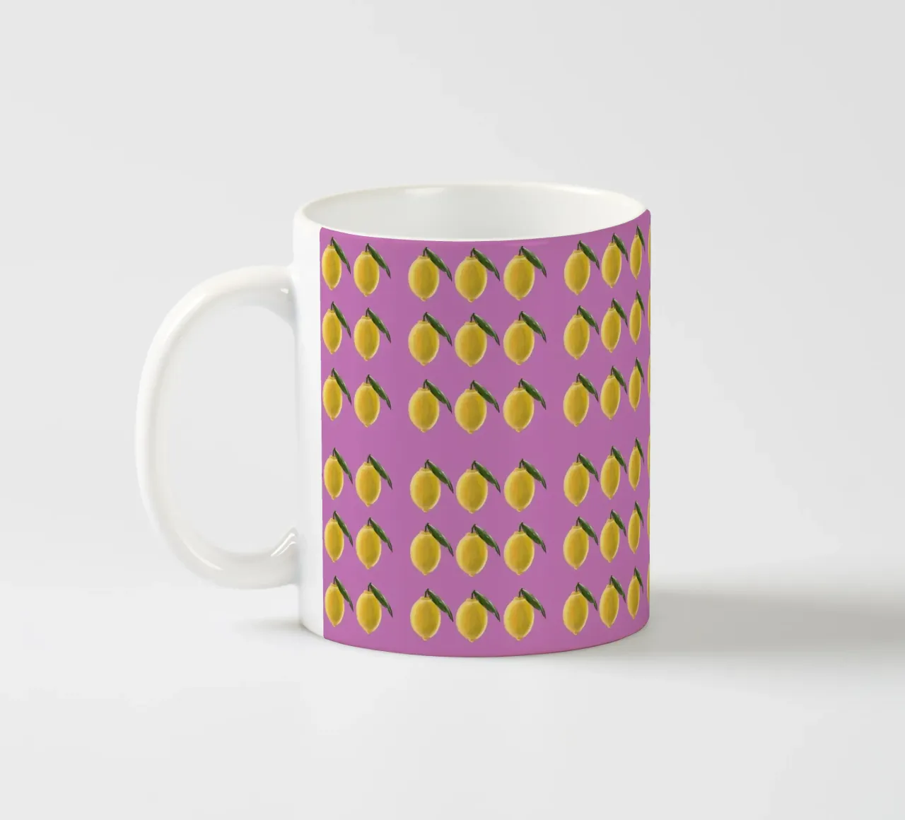 Lemons ceramic mug by sketch_visual_studio