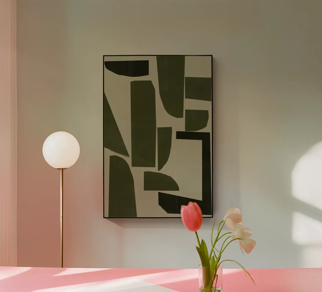 Abstract Shadows By THE MIUUS STUDIO plexiglass da Pictufy Winter Warmth