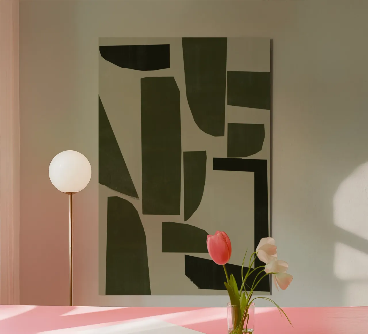 Abstract Shadows By THE MIUUS STUDIO alluminio dibond da Pictufy Winter Warmth