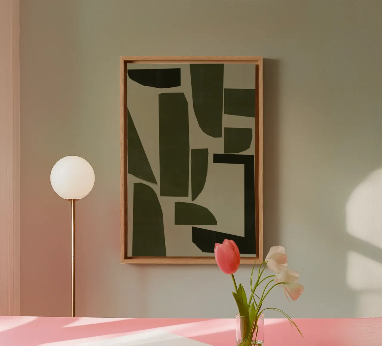 Abstract Shadows By THE MIUUS STUDIO tela da Pictufy Winter Warmth