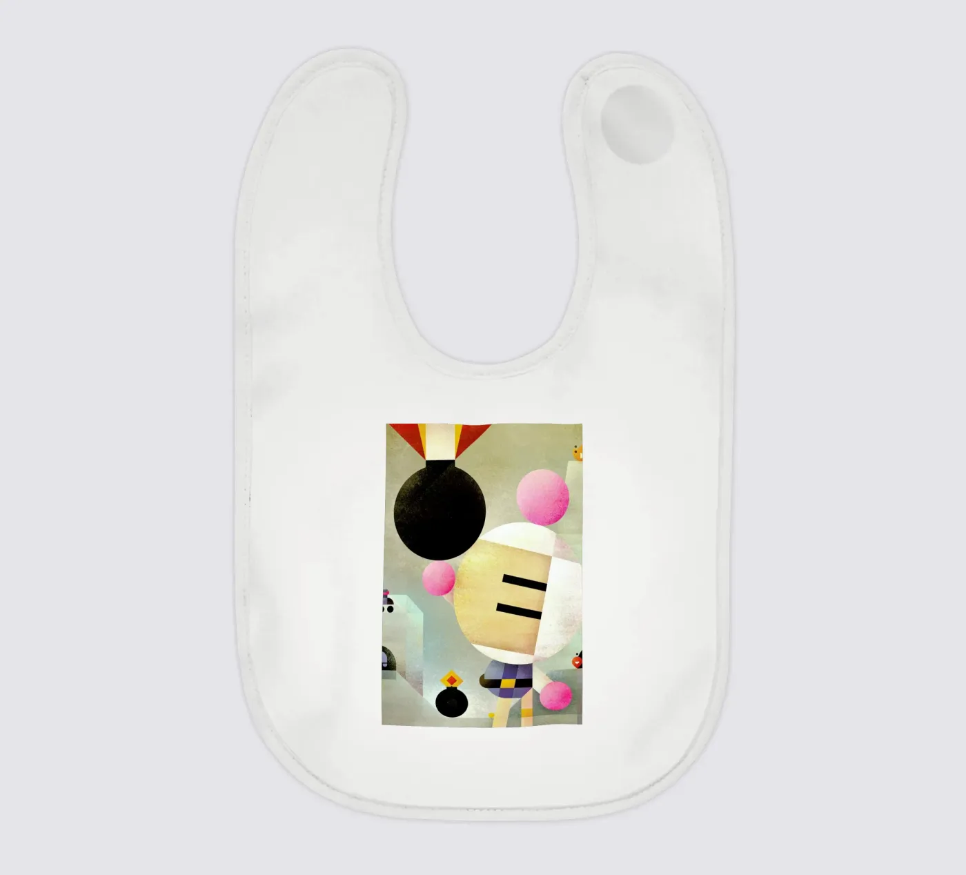 Bomberman Babylätzchen von Antony Squizzato