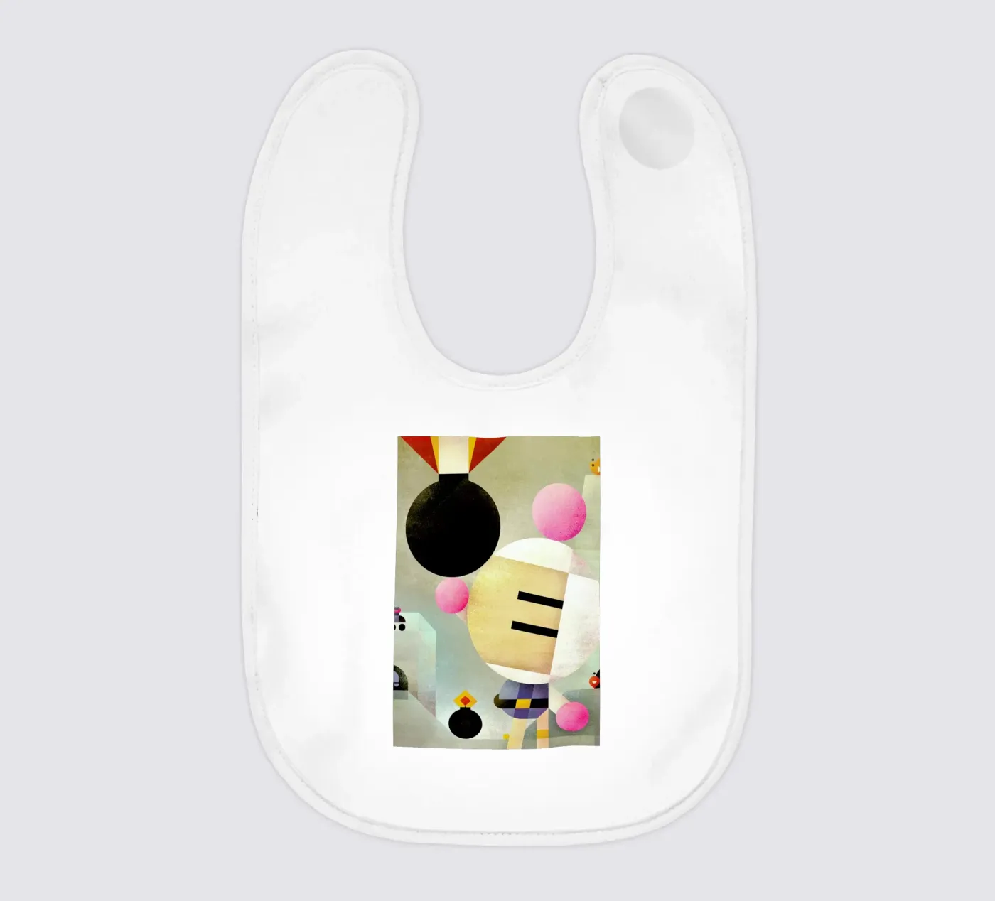 Bomberman Babylätzchen von Antony Squizzato