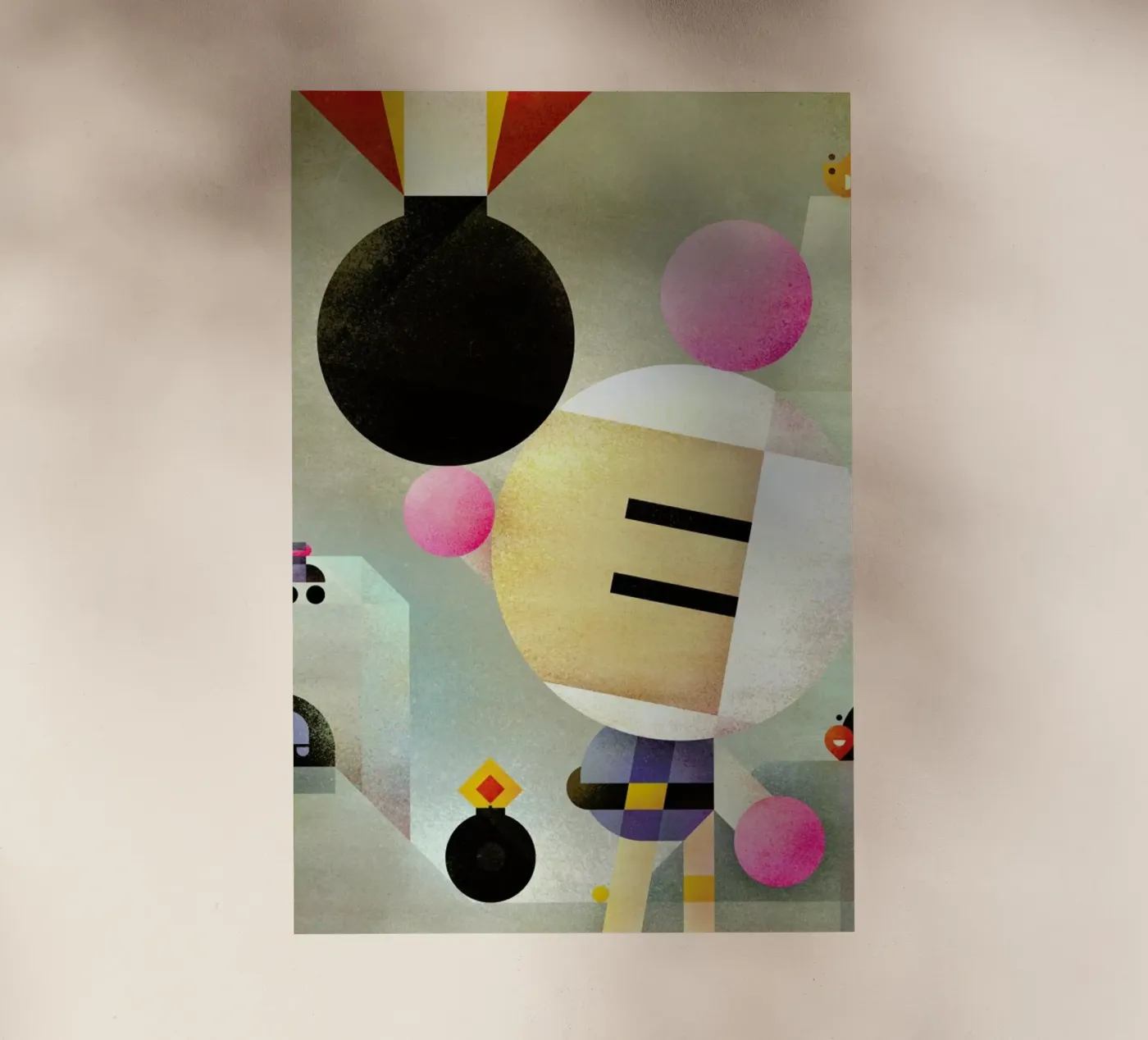 Bomberman pellicola backlit da Antony Squizzato
