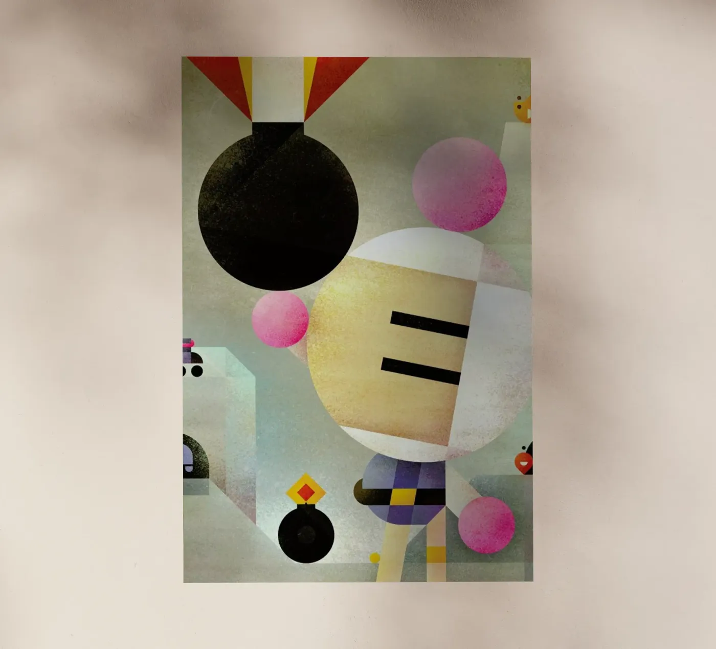 Bomberman pellicola backlit da Antony Squizzato