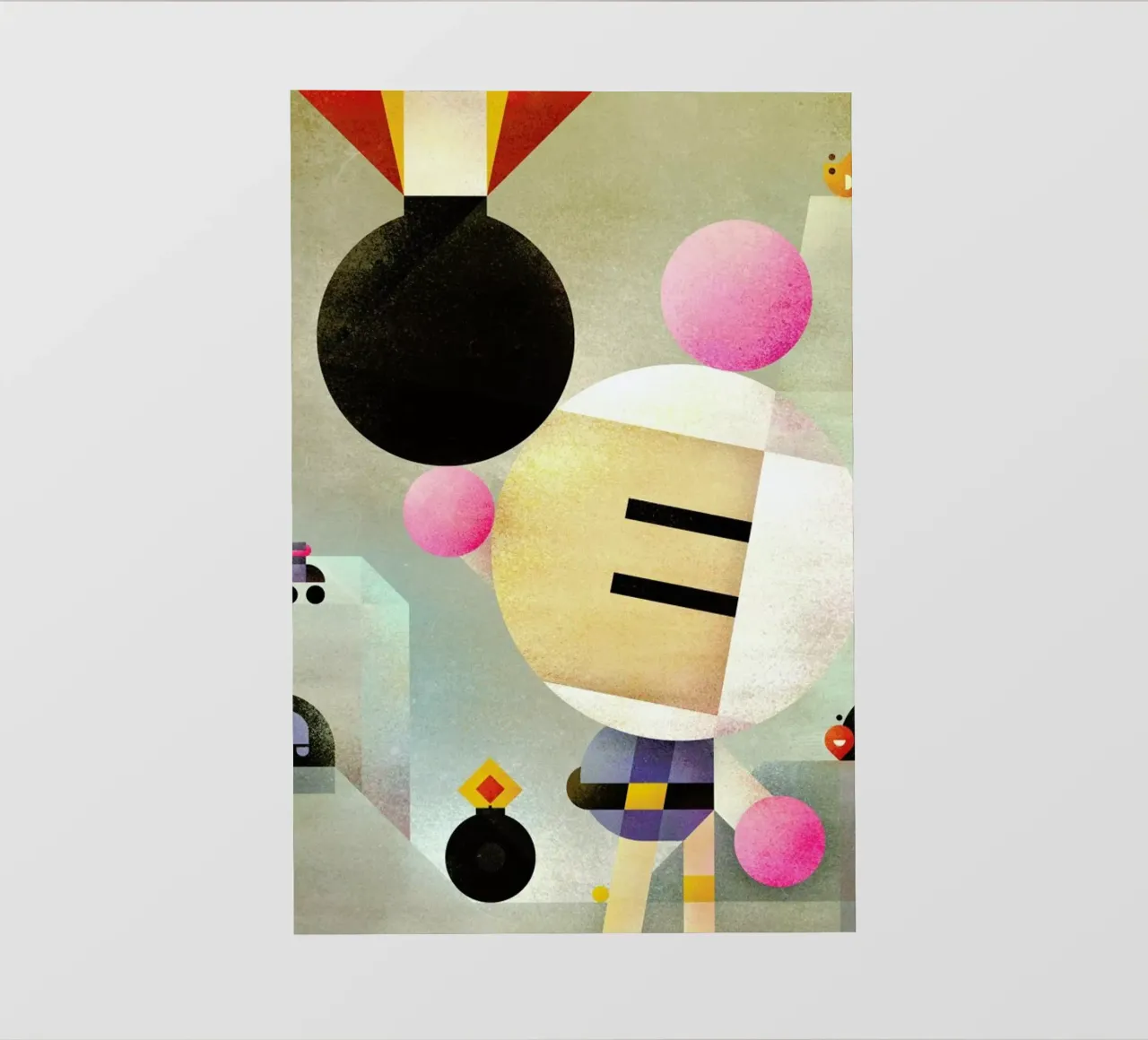 Bomberman telo in pvc da Antony Squizzato