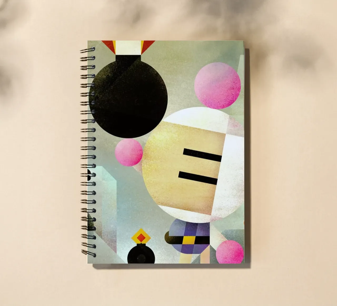 Bomberman carnet à spirale de Antony Squizzato