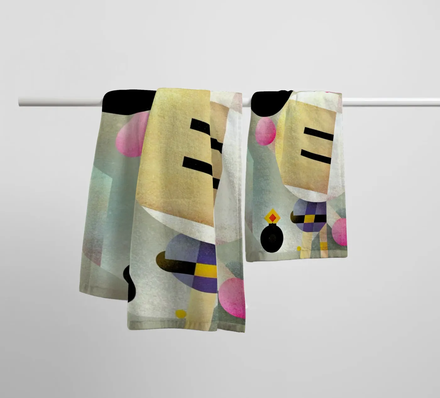 Bomberman badhanddoek van Antony Squizzato