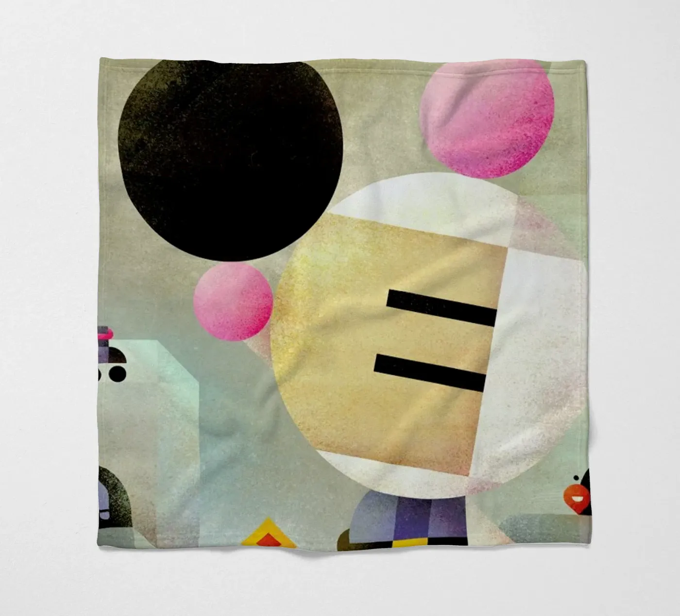 Bomberman Fleecedecke von Antony Squizzato