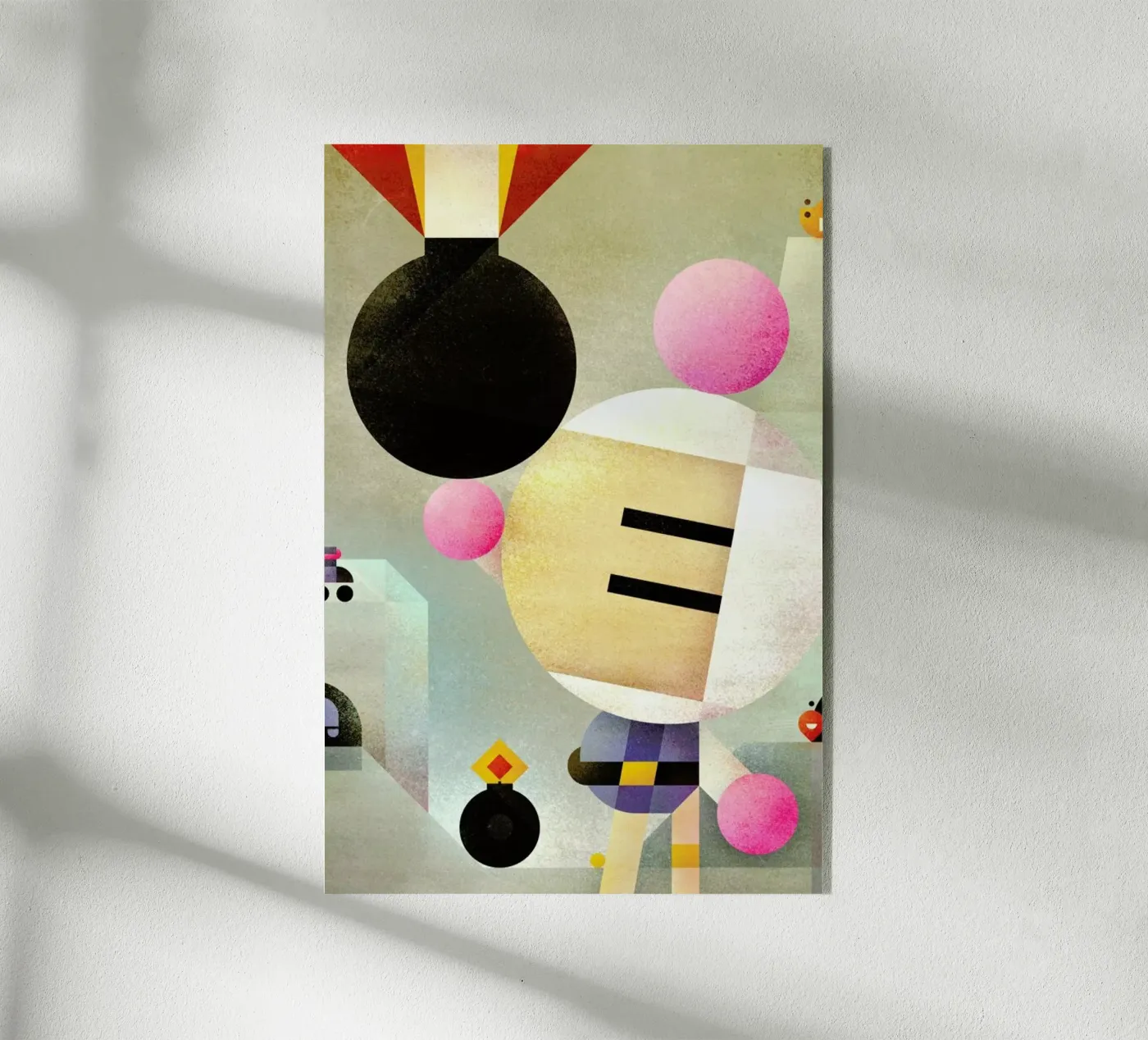 Bomberman plexiglas de Antony Squizzato