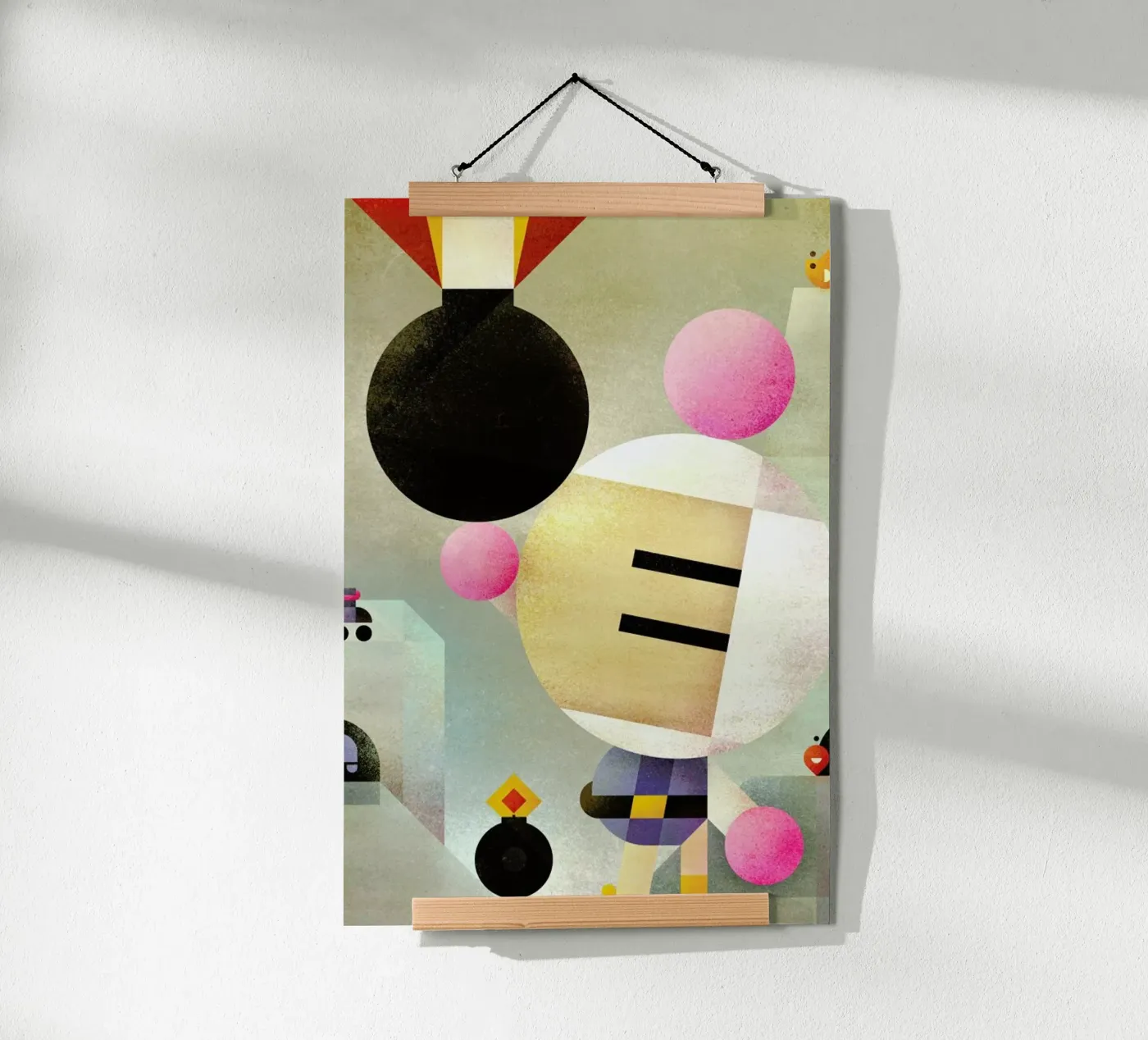 Bomberman poster van Antony Squizzato