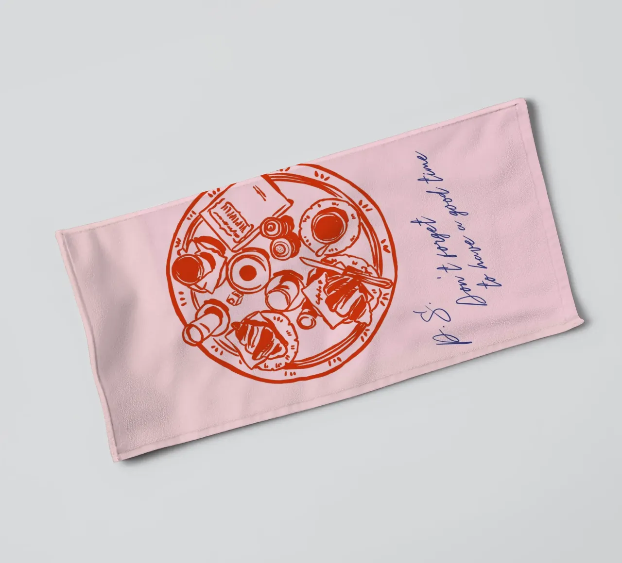 Boho Food 12 Good Time asciugamano da bagno da Boho Print Collection