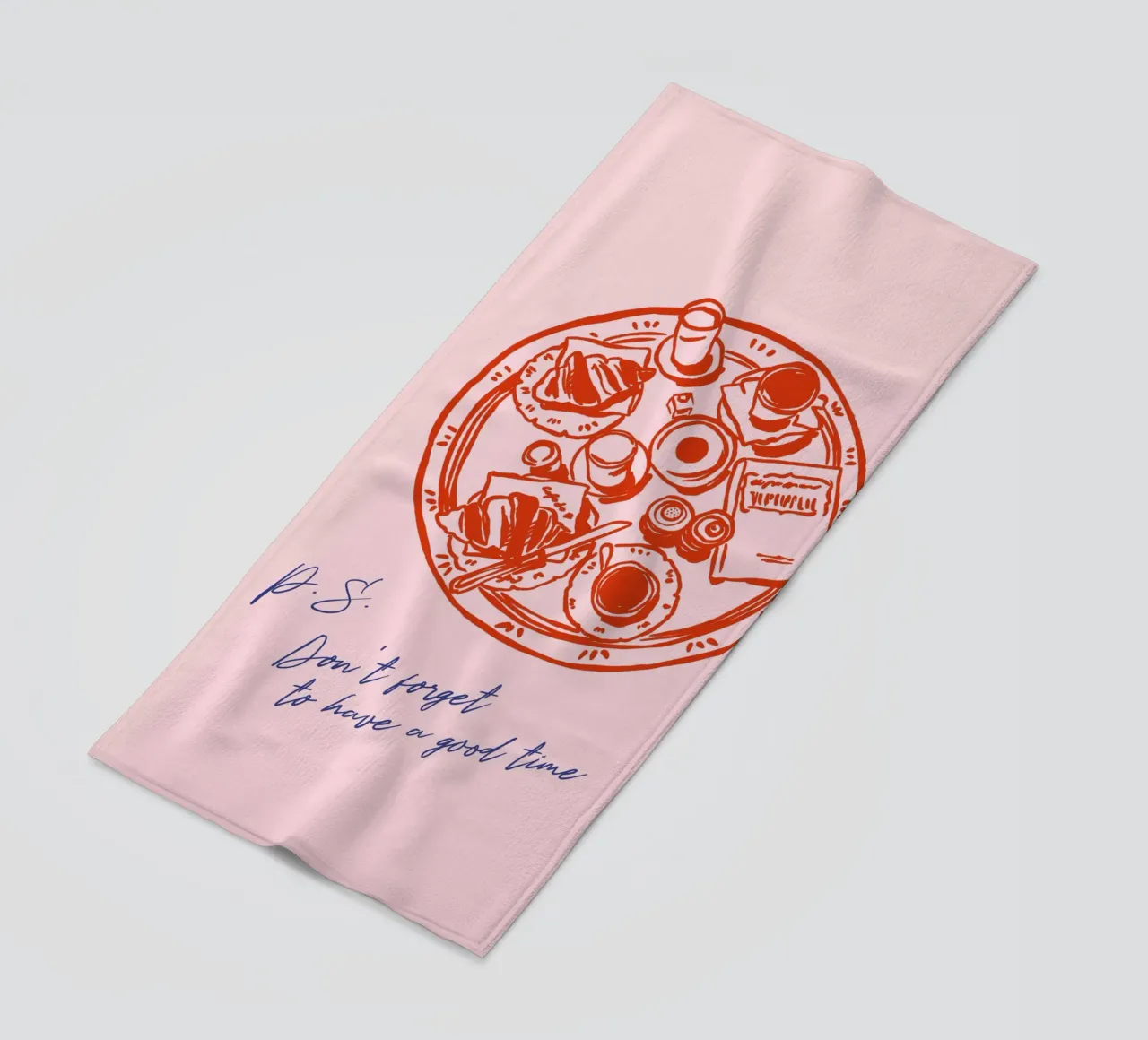 Boho Food 12 Good Time telo mare da Boho Print Collection