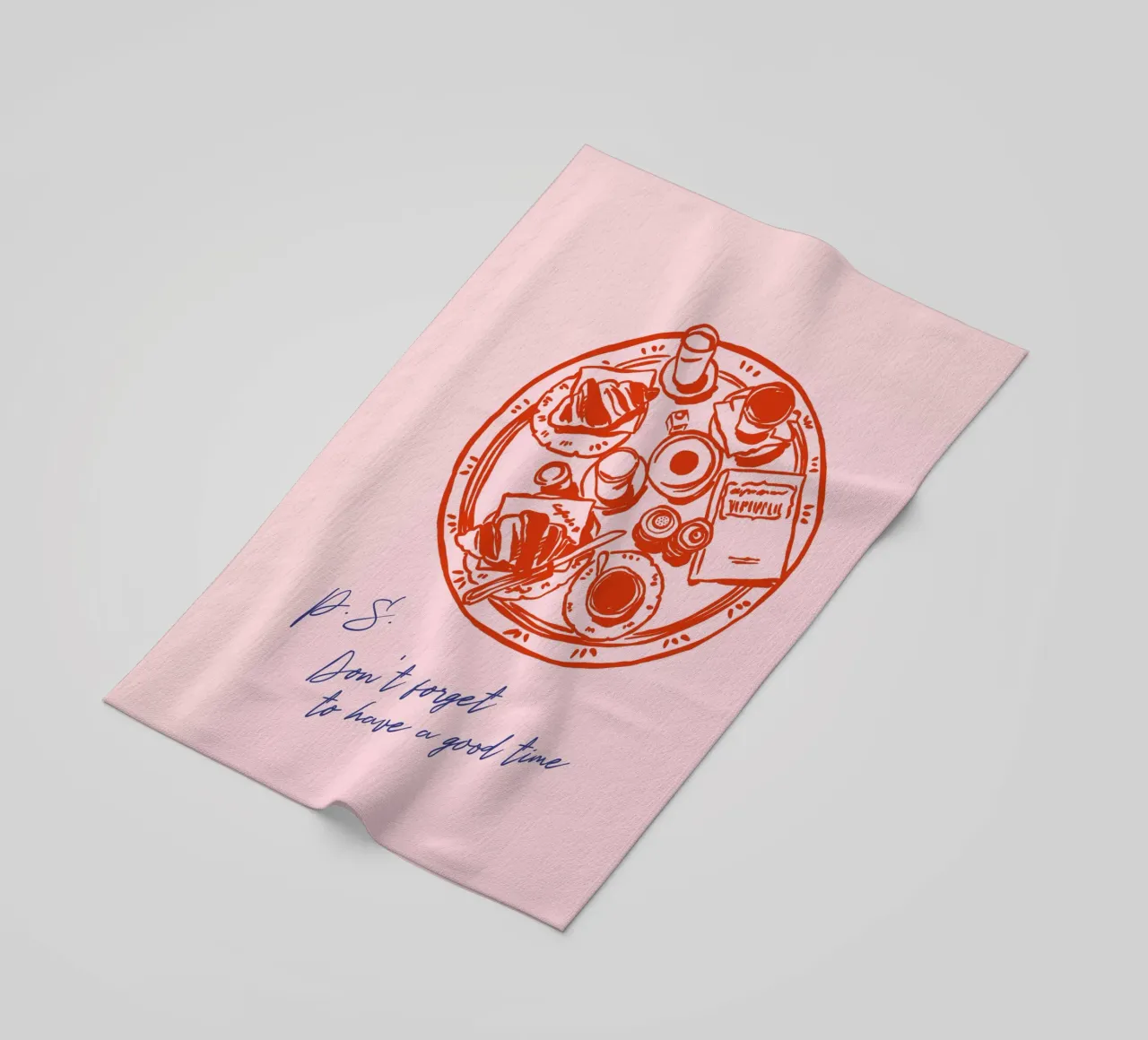 Boho Food 12 Good Time telo mare da Boho Print Collection