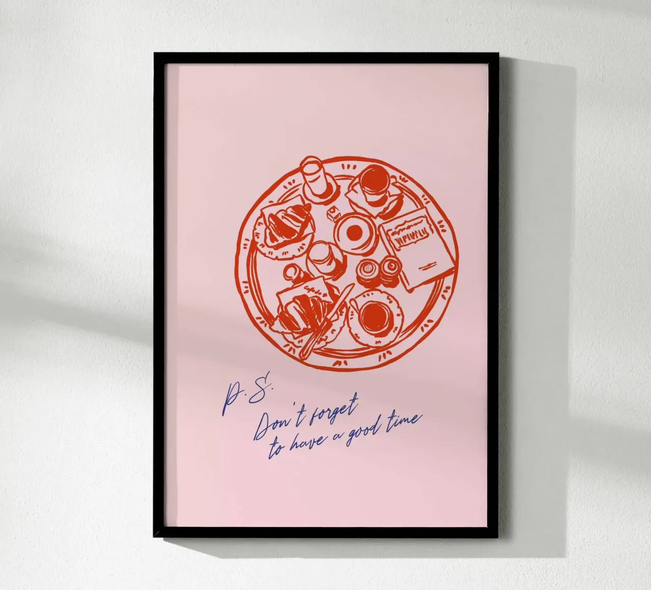 Boho Food 12 Good Time carta hahnemühle da Boho Print Collection