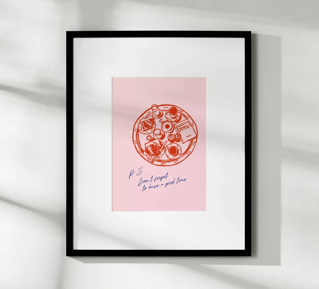 Boho Food 12 Good Time carta hahnemühle da Boho Print Collection