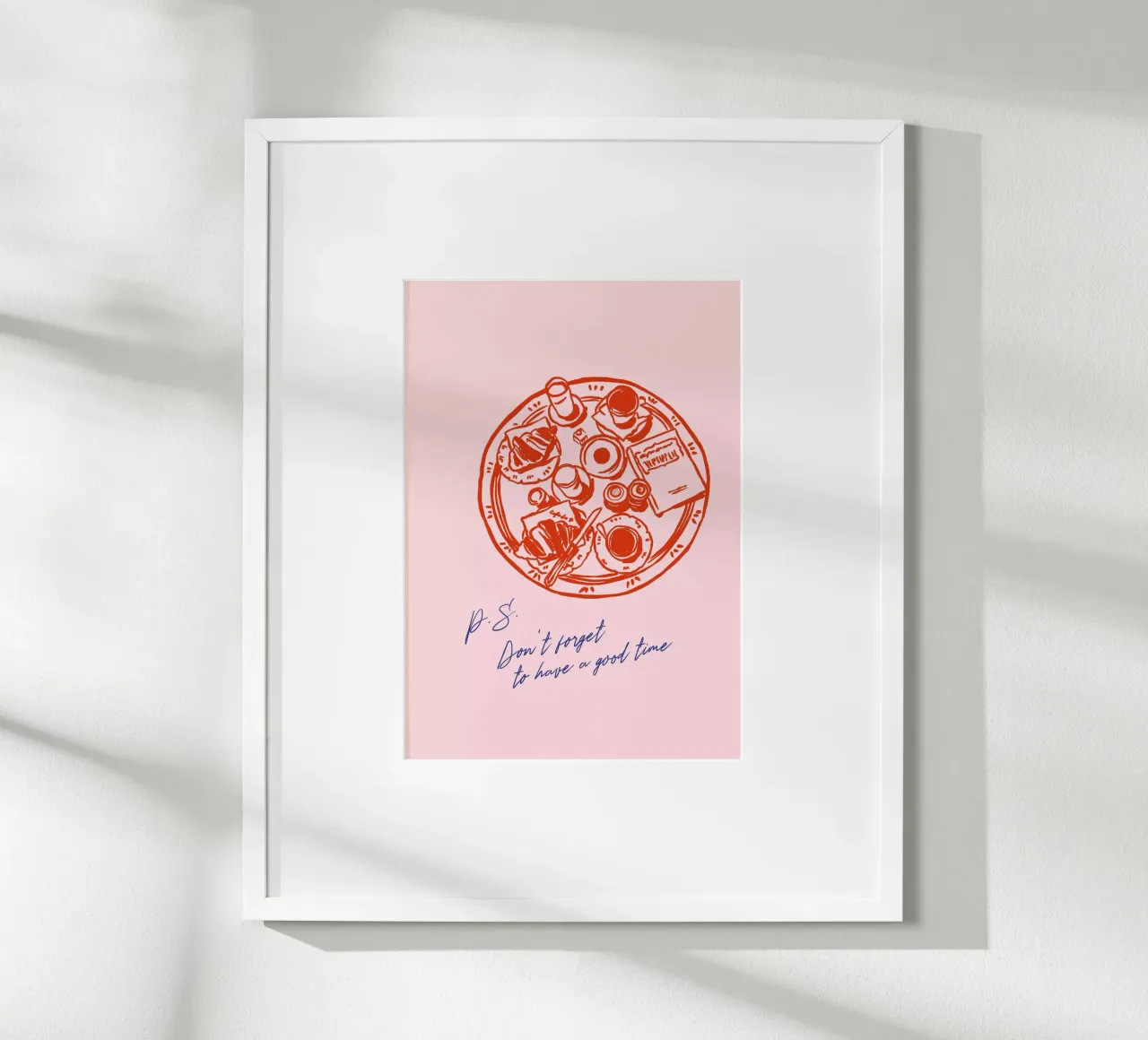Boho Food 12 Good Time carta hahnemühle da Boho Print Collection