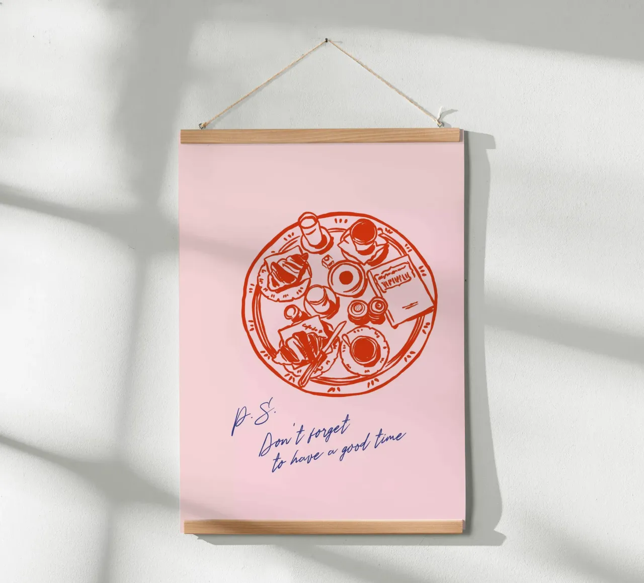Boho Food 12 Good Time carta hahnemühle da Boho Print Collection