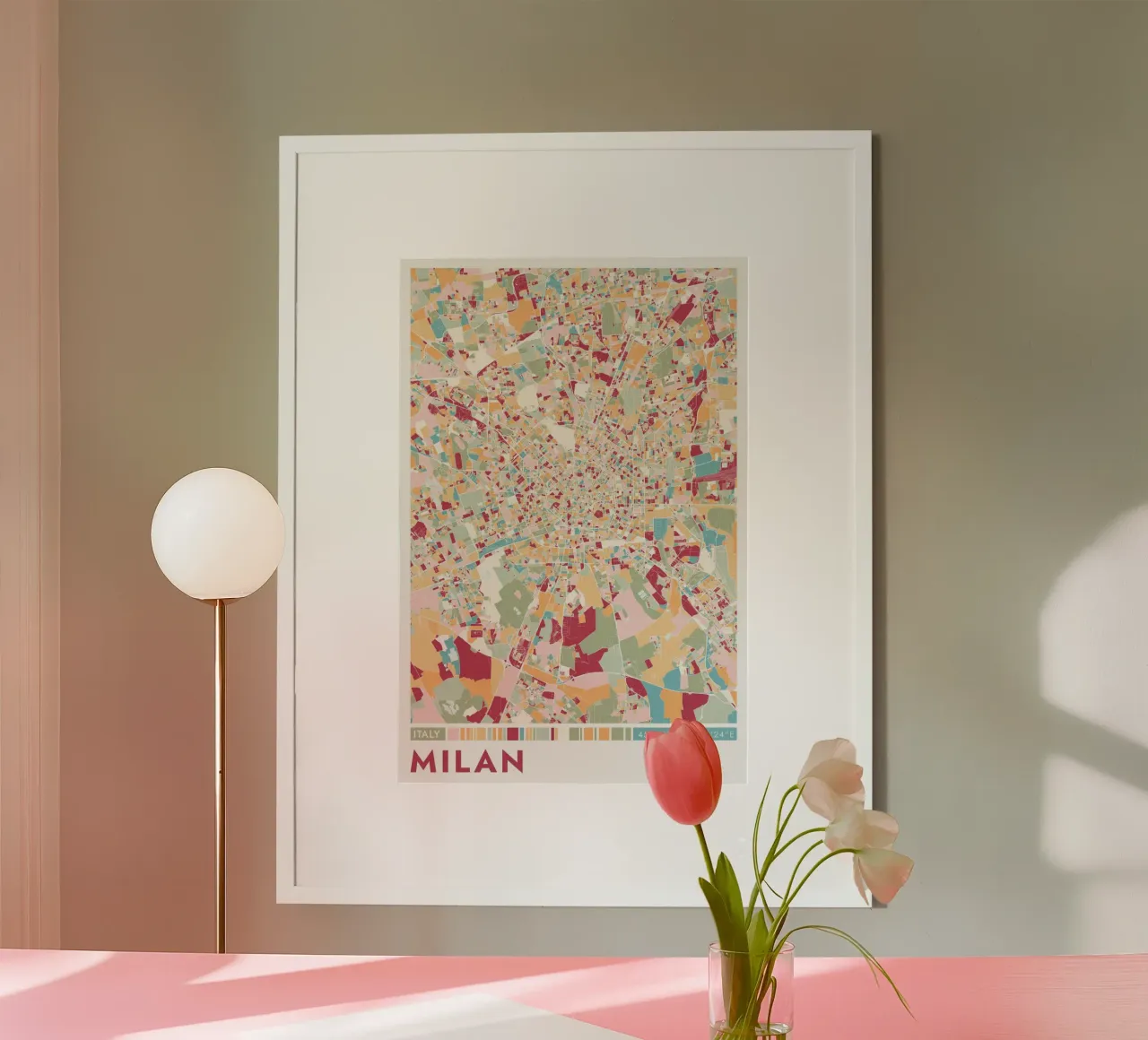 Posta della città e poster da CityMapPosters