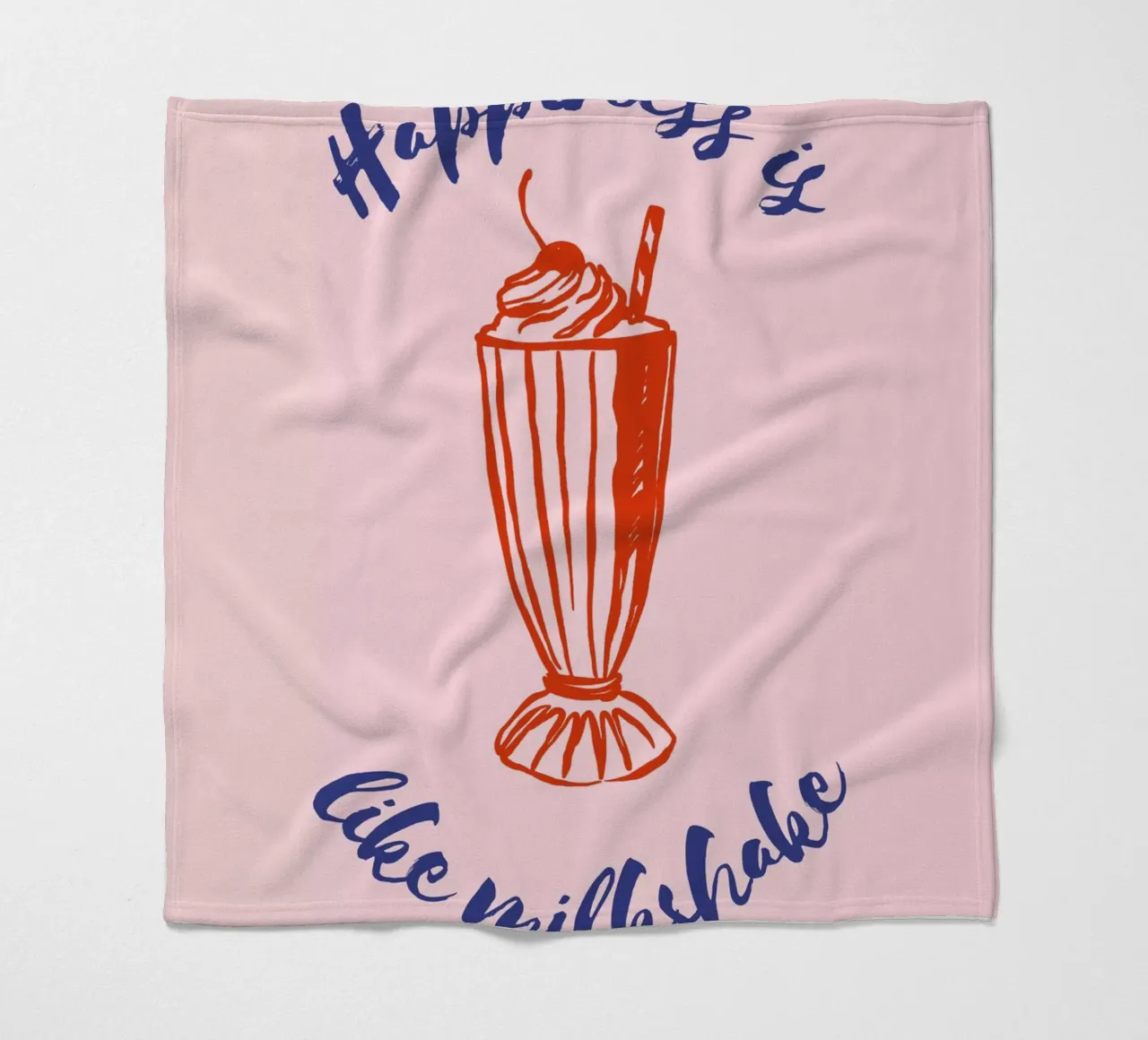 Boho Food 12 Milkshake coperta in pile da Boho Print Collection