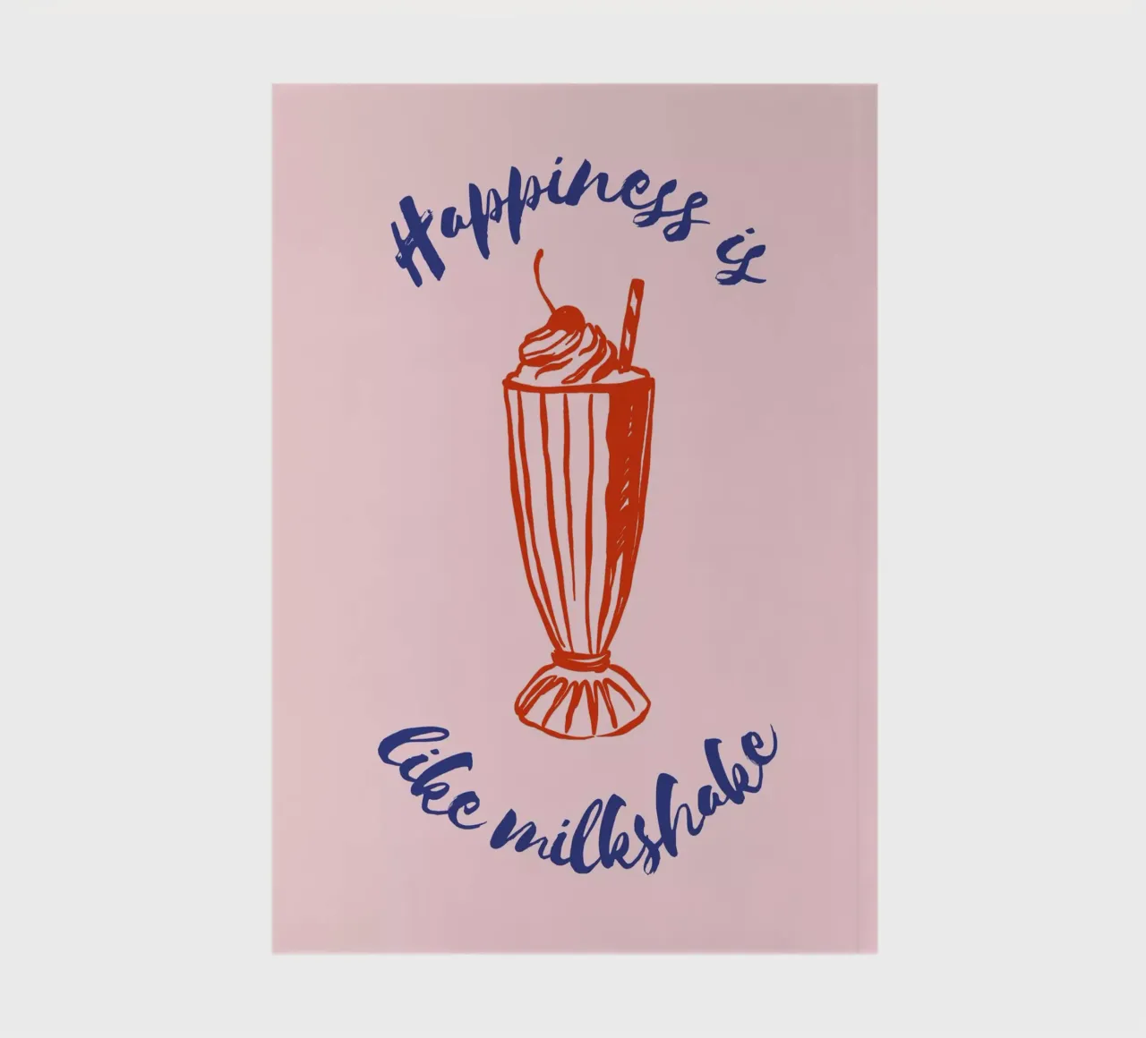 Boho Food 12 Milkshake notebook by Boho Print Collection
