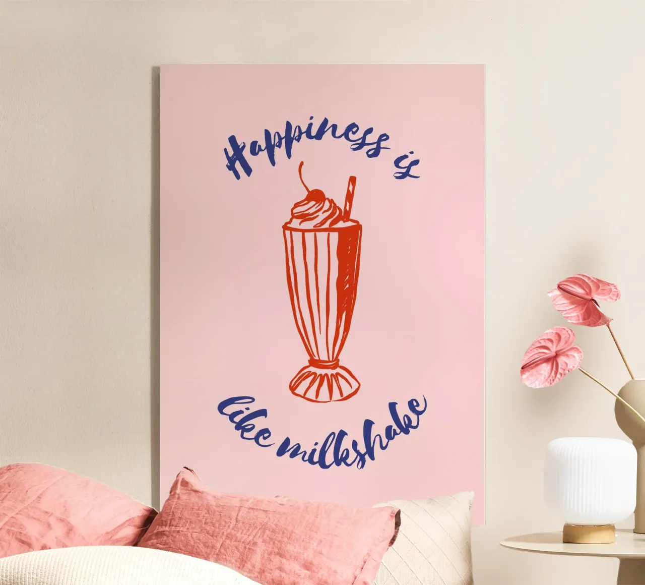 Boho Food 12 Milkshake plexiglass da Boho Print Collection
