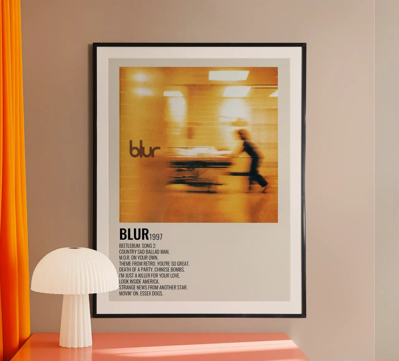 Blur Tracklists carta hahnemühle da Banda Neira