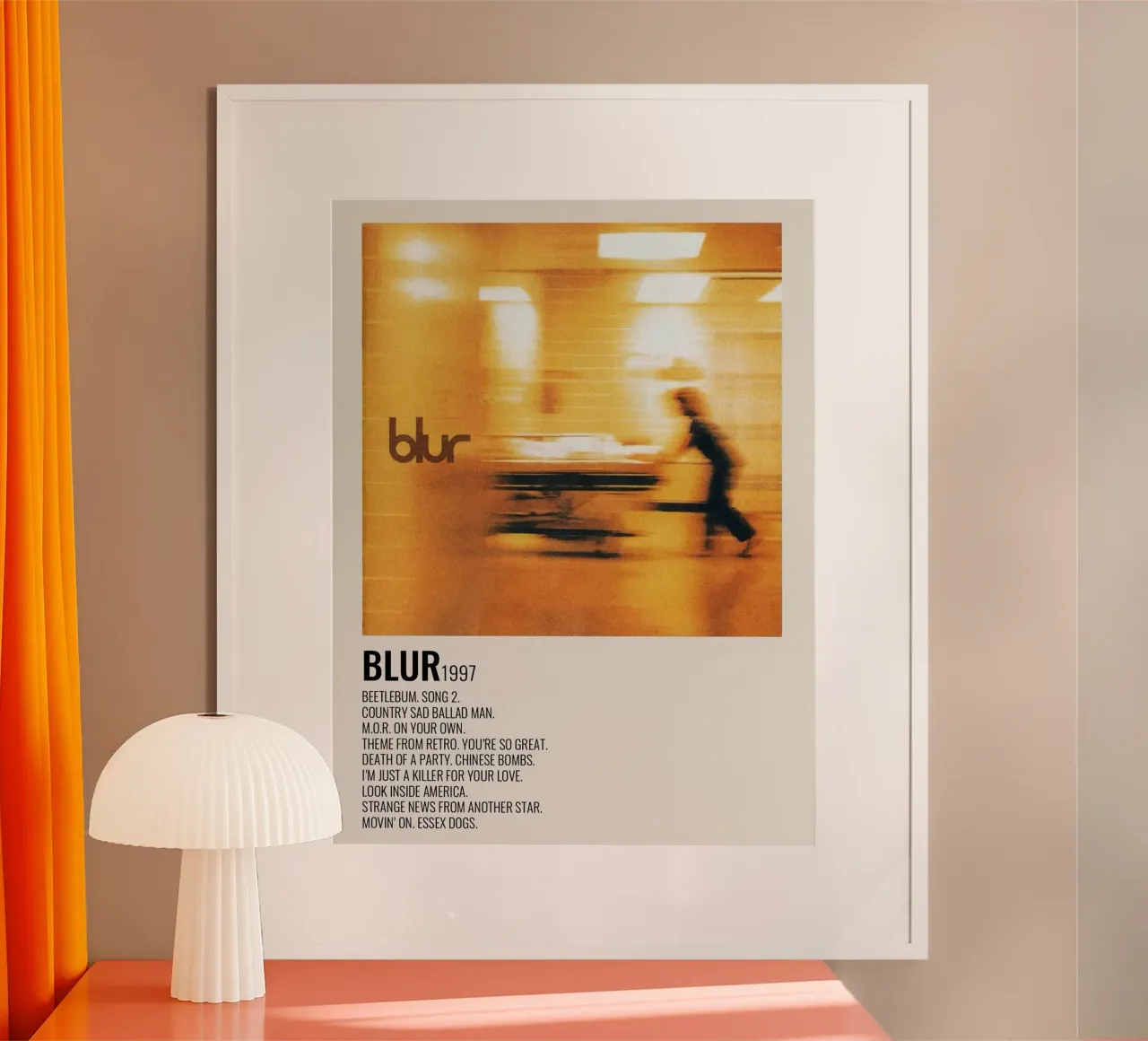 Blur Tracklists carta hahnemühle da Banda Neira