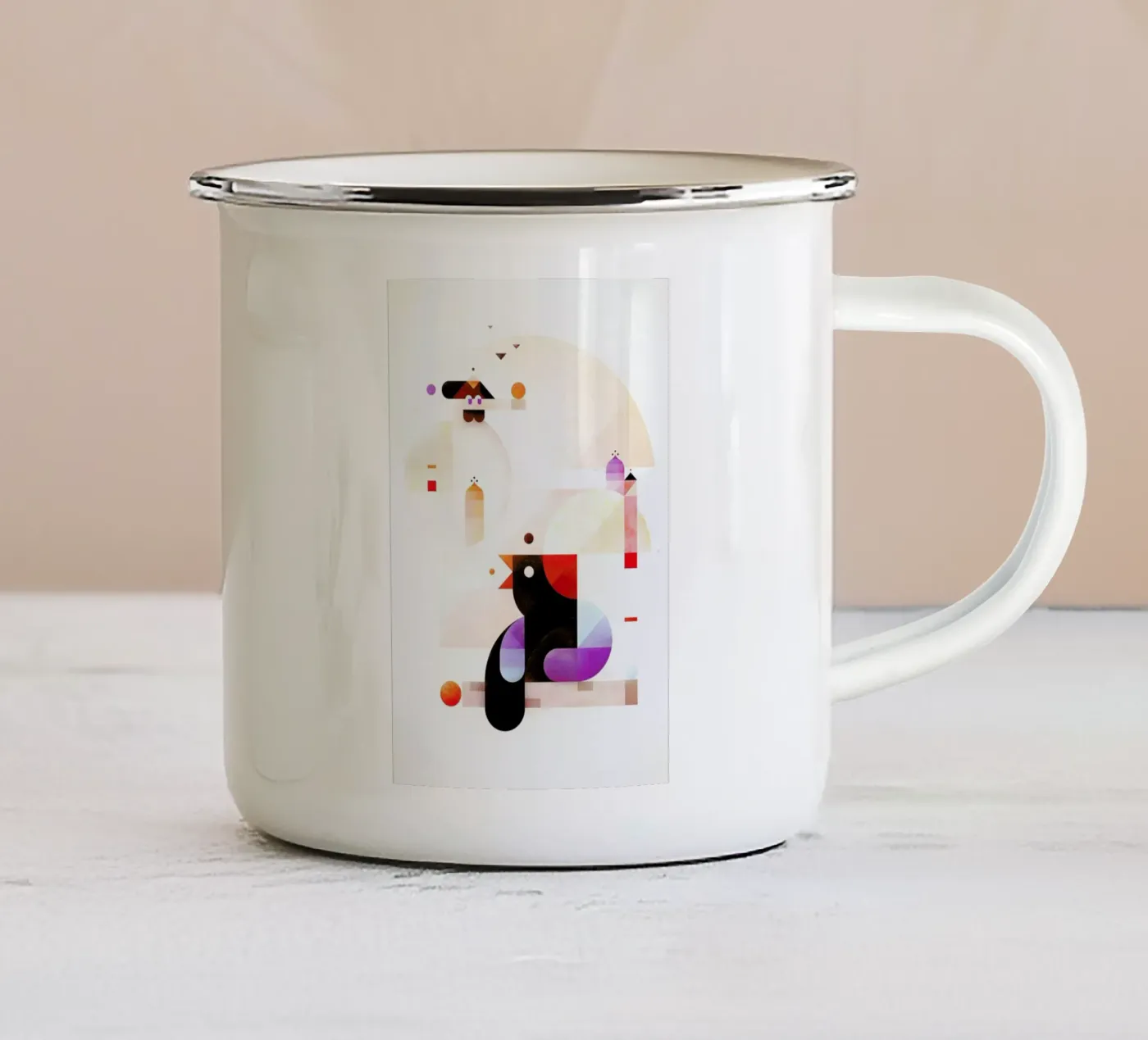 Bubbledream emaille mok van Antony Squizzato