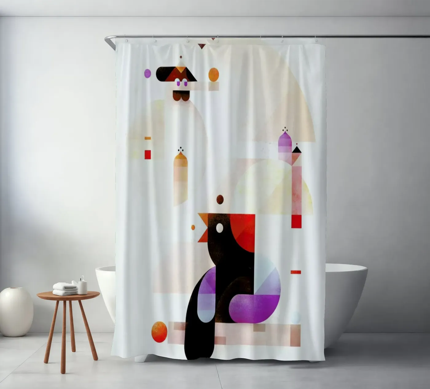 Bubbledream tenda da doccia da Antony Squizzato