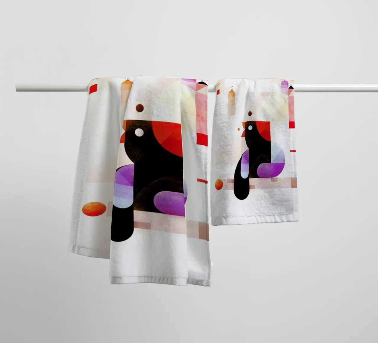 Bubbledream towel by Antony Squizzato