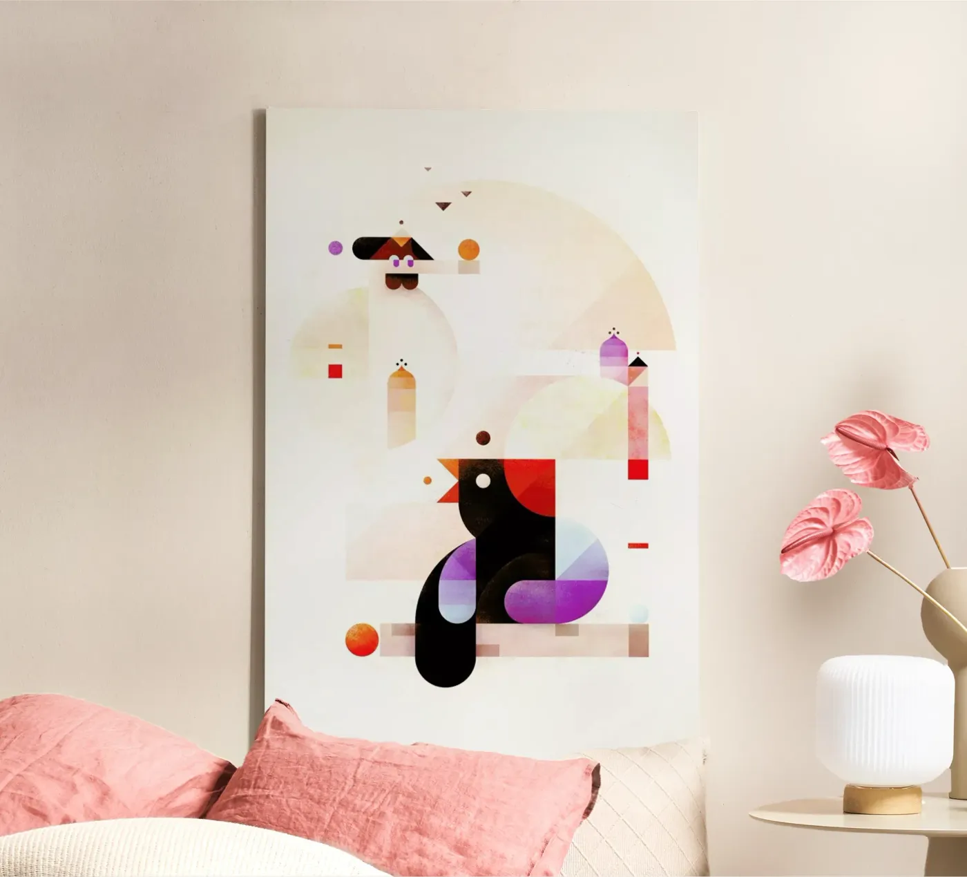 Bubbledream canvas by Antony Squizzato