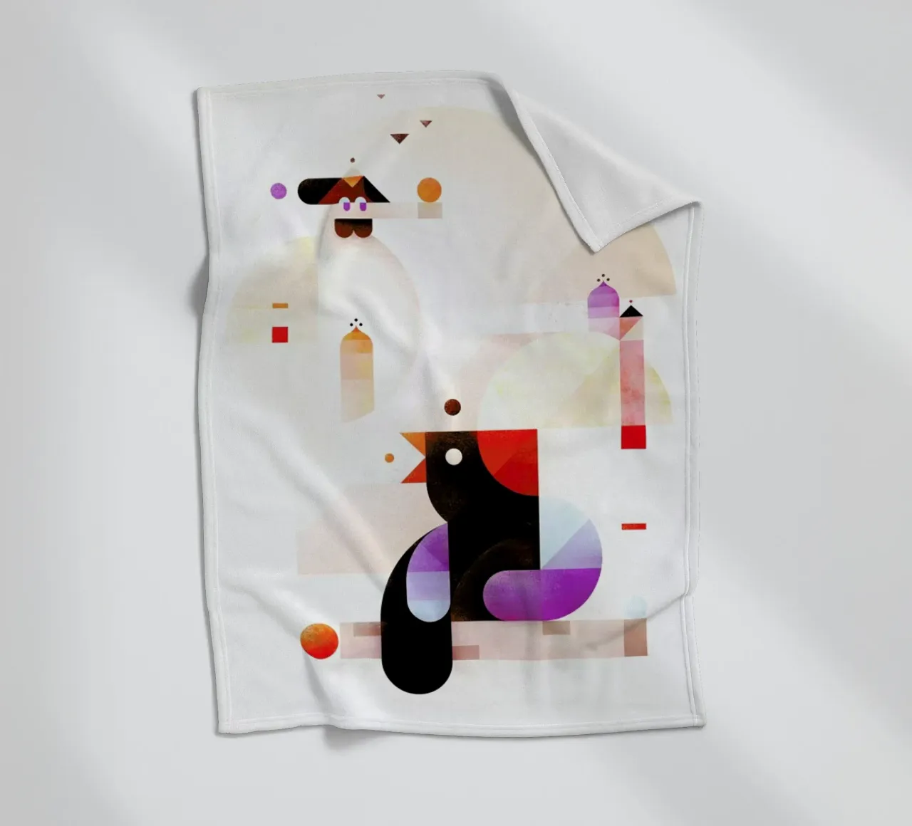 Bubbledream fleece blanket by Antony Squizzato