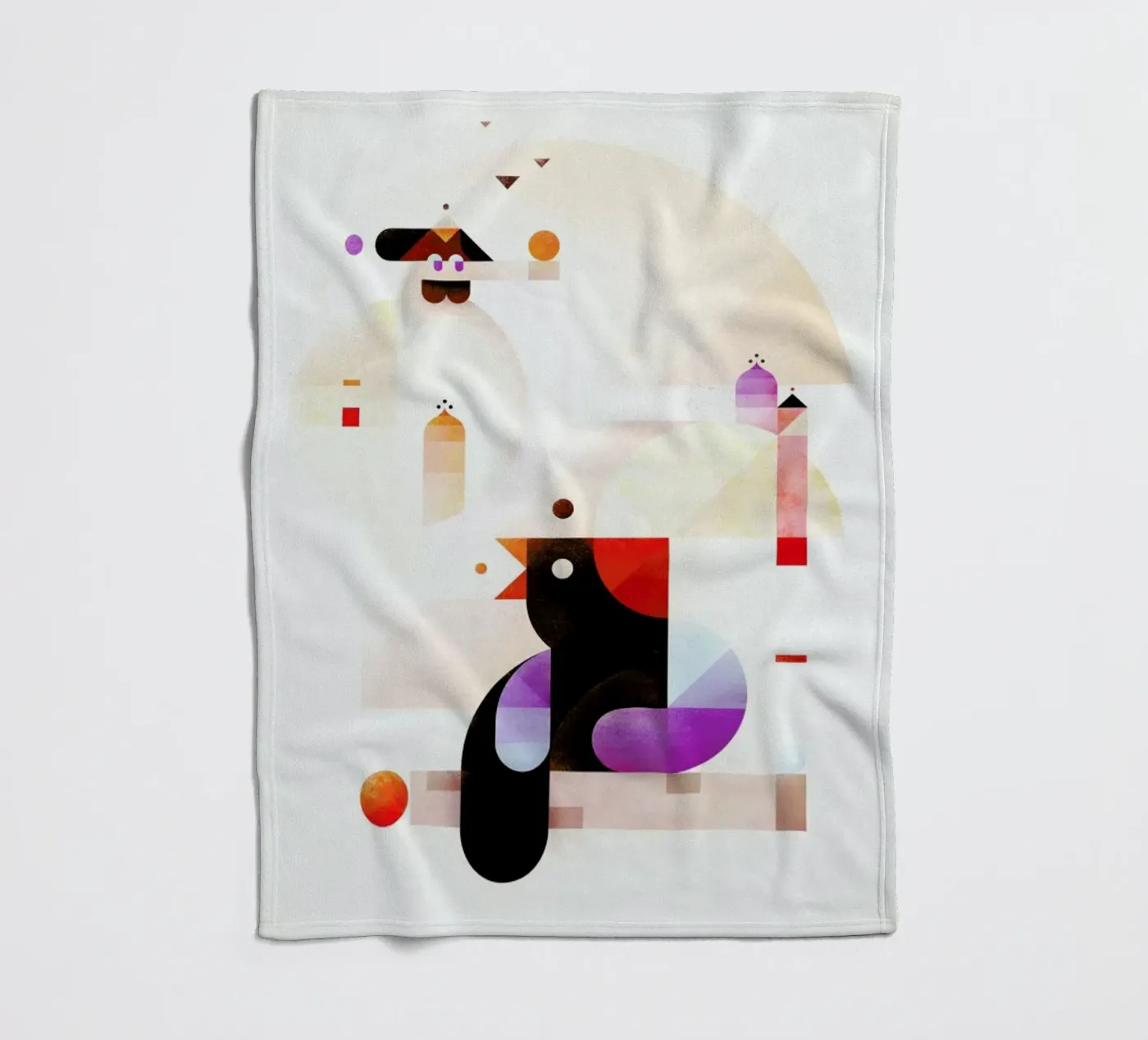 Bubbledream fleece blanket by Antony Squizzato