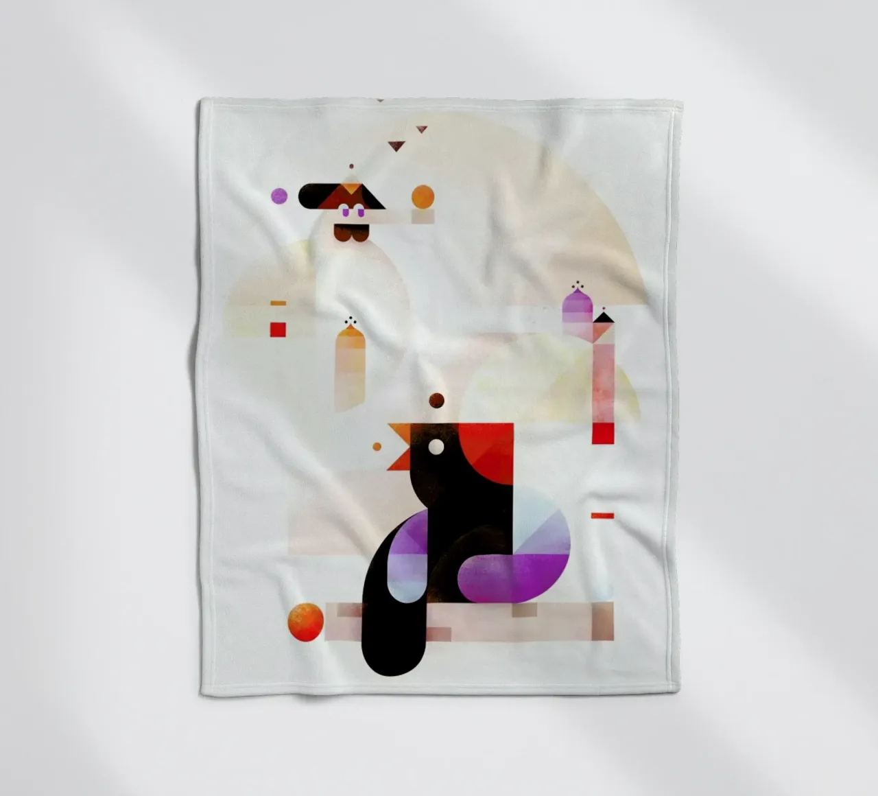 Bubbledream fleece blanket by Antony Squizzato