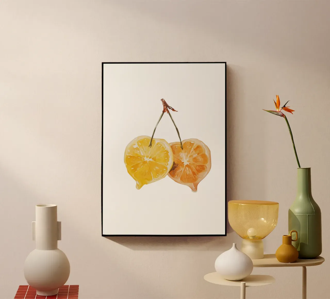 Limone e ciliegia plexiglass da They Call Me Juja