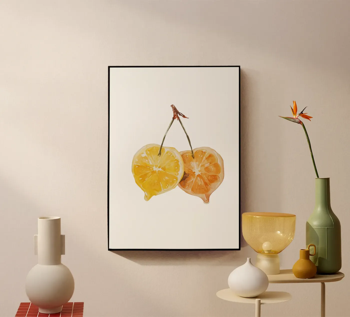 Citron-cerise plexiglas de They Call Me Juja