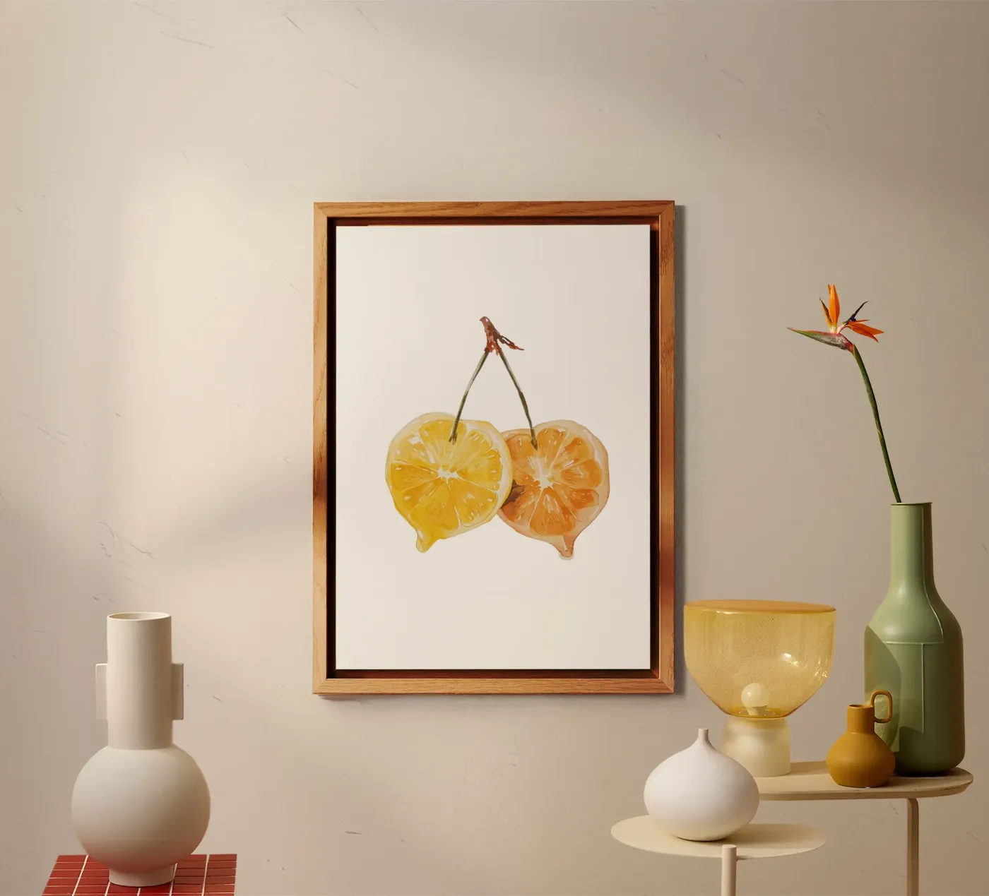 Lemon cherry forex plate by They Call Me Juja