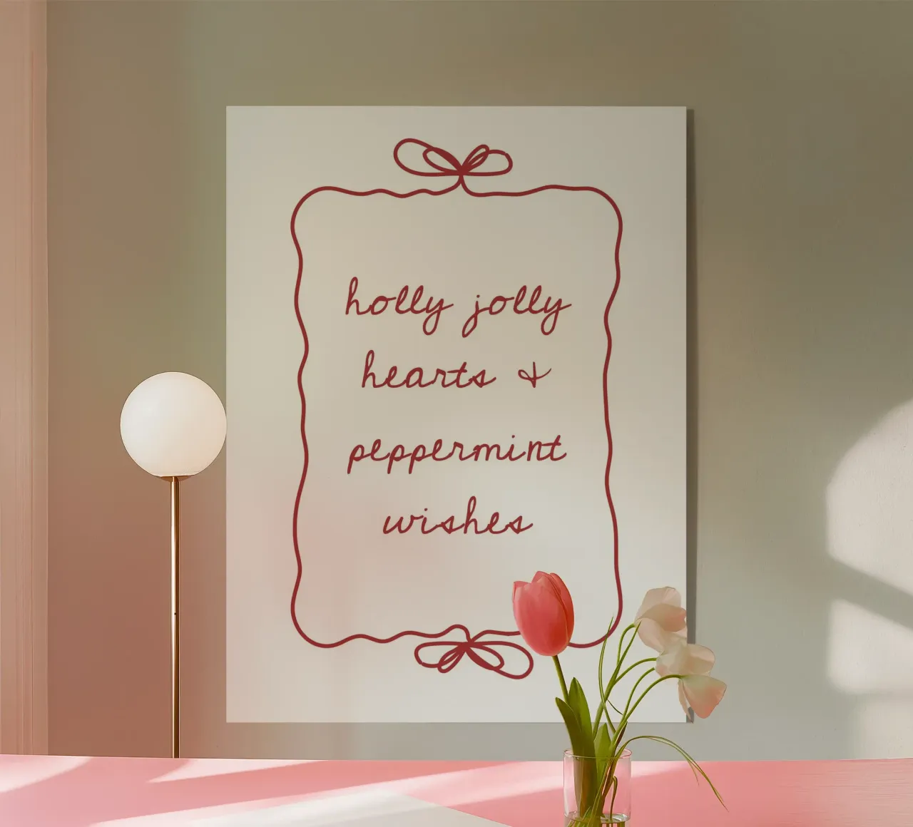 Peppermint Wishes plexiglass da vintageshop