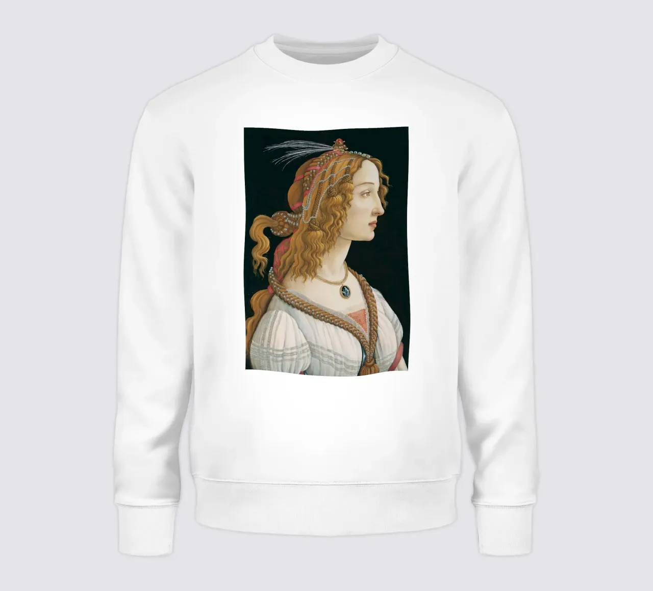 Sandro Botticelli - Ritratto idealizzato di signora felpa da Timeless Artworks