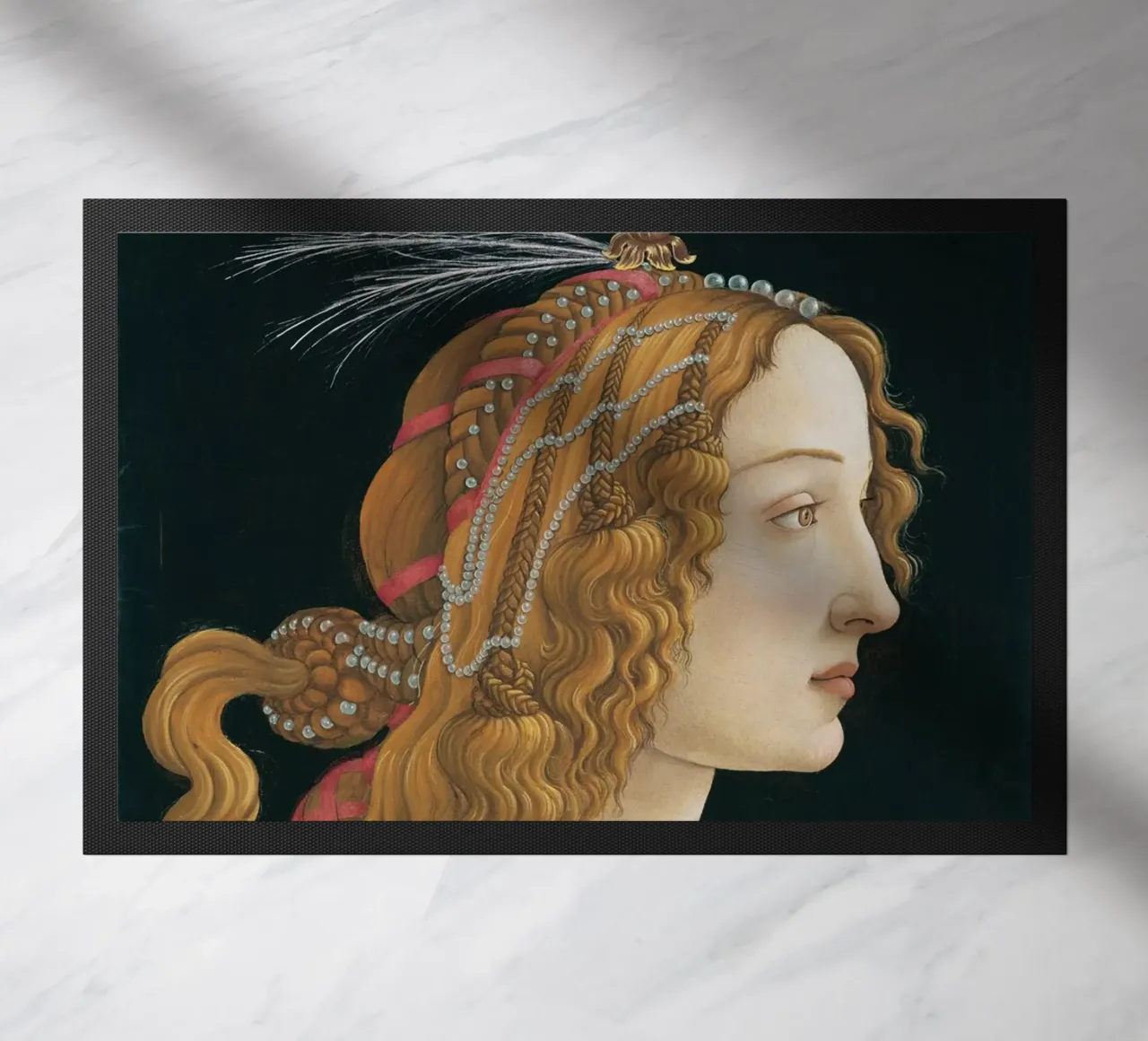 Sandro Botticelli - Ritratto idealizzato di signora zerbino da Timeless Artworks