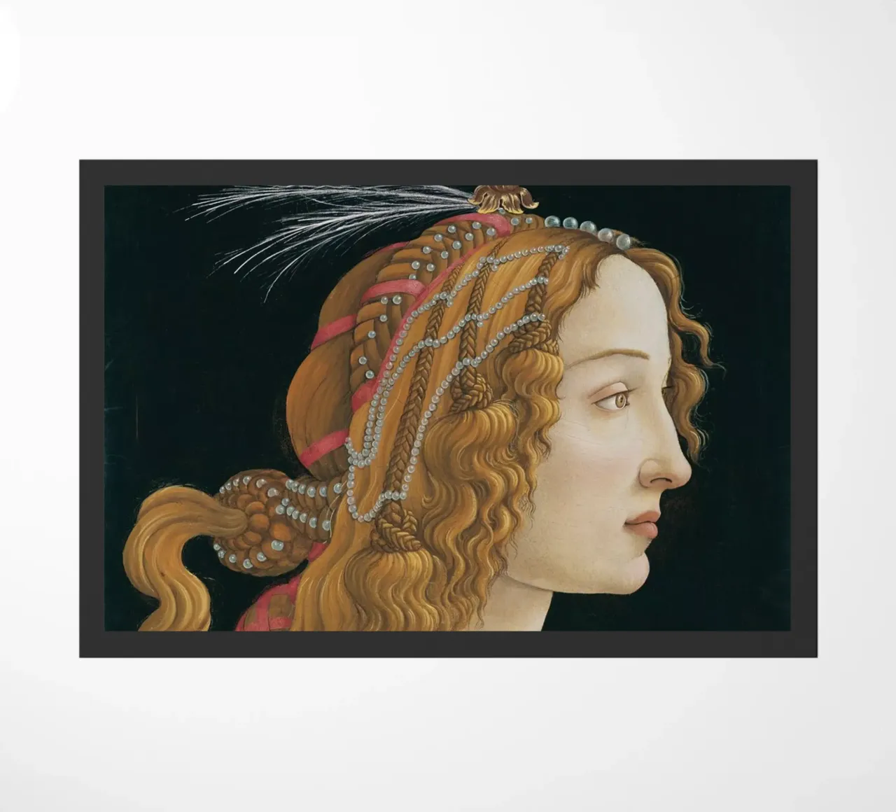 Sandro Botticelli - Ritratto idealizzato di signora zerbino da Timeless Artworks
