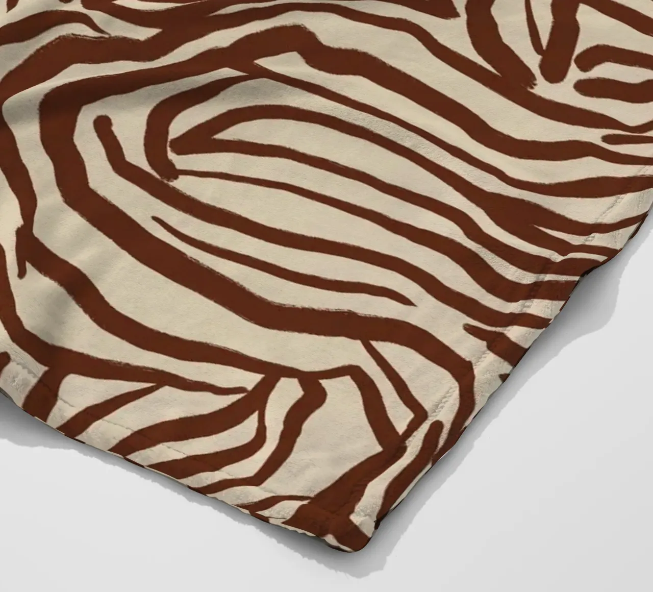 Zebra Pattern Design fleecedeken van Life of Pie