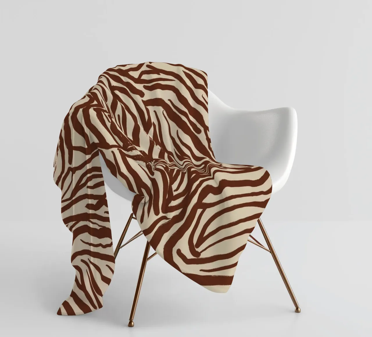 Zebra Pattern Design fleecedeken van Life of Pie