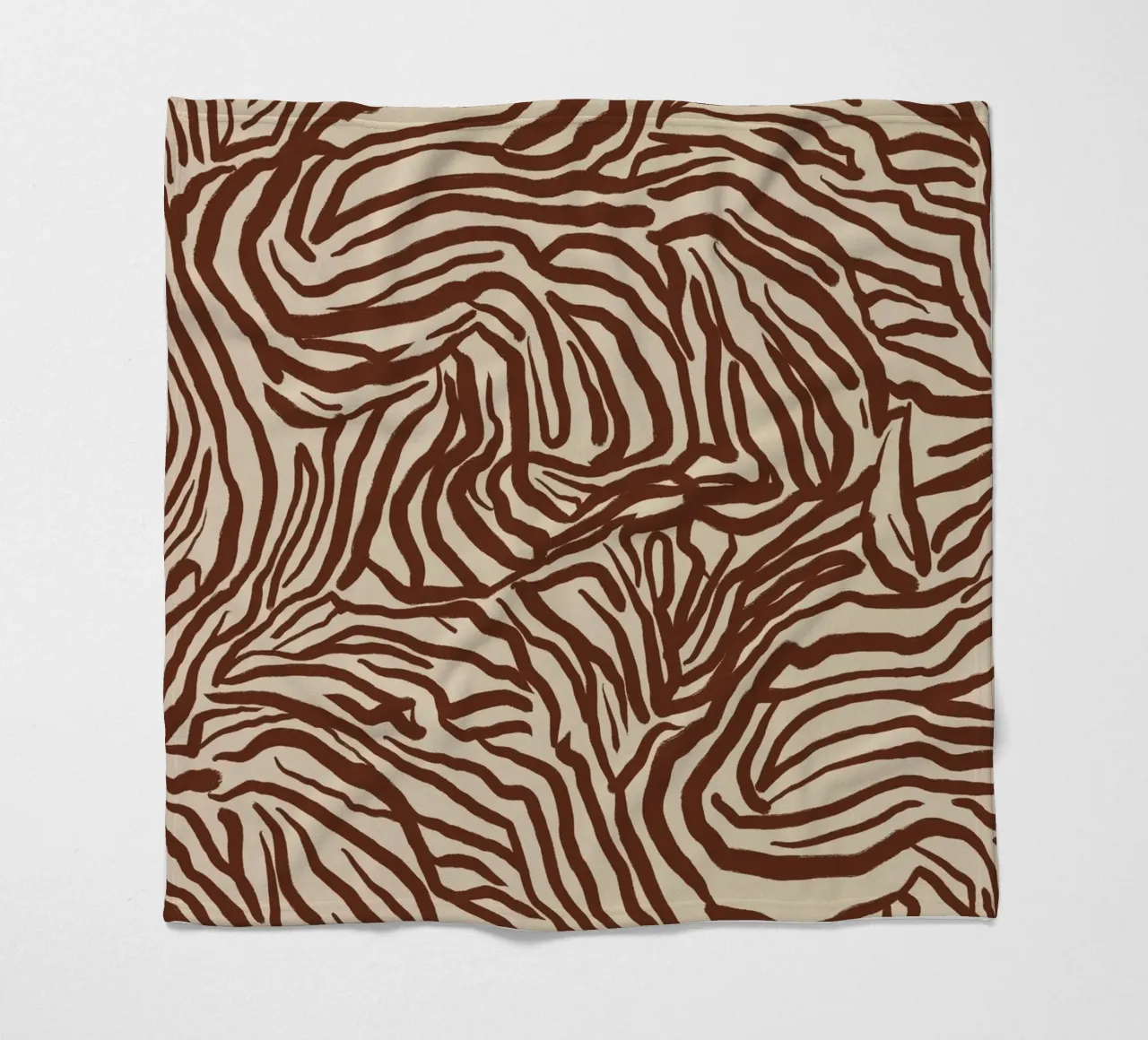 Zebra Pattern Design fleecedeken van Life of Pie