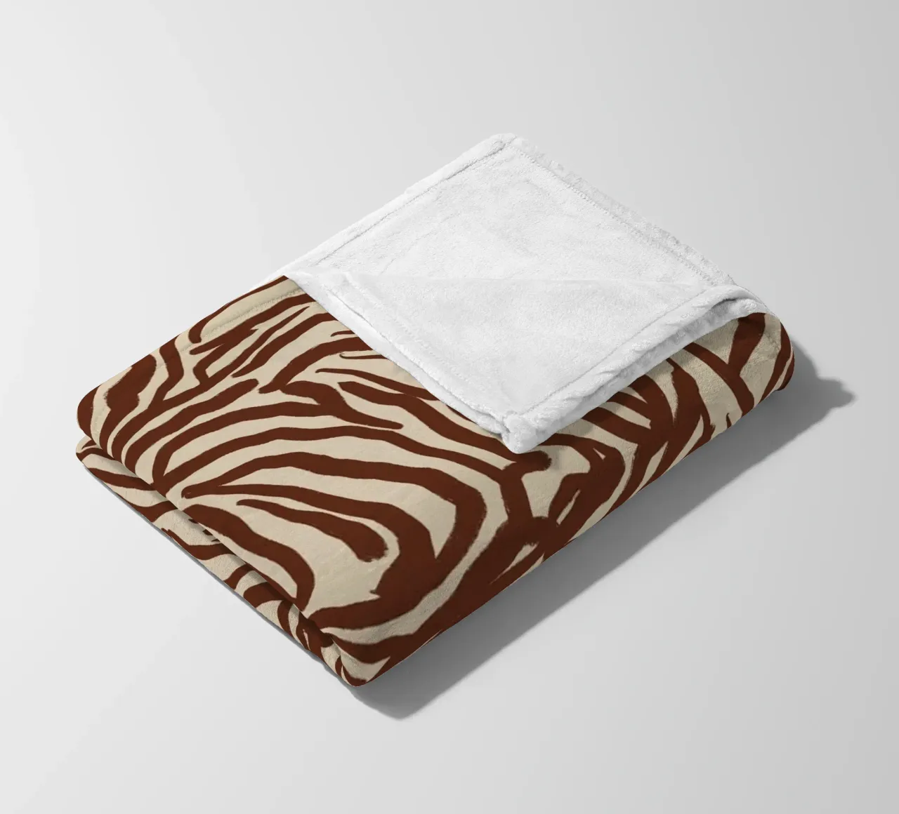 Zebra Pattern Design fleecedeken van Life of Pie