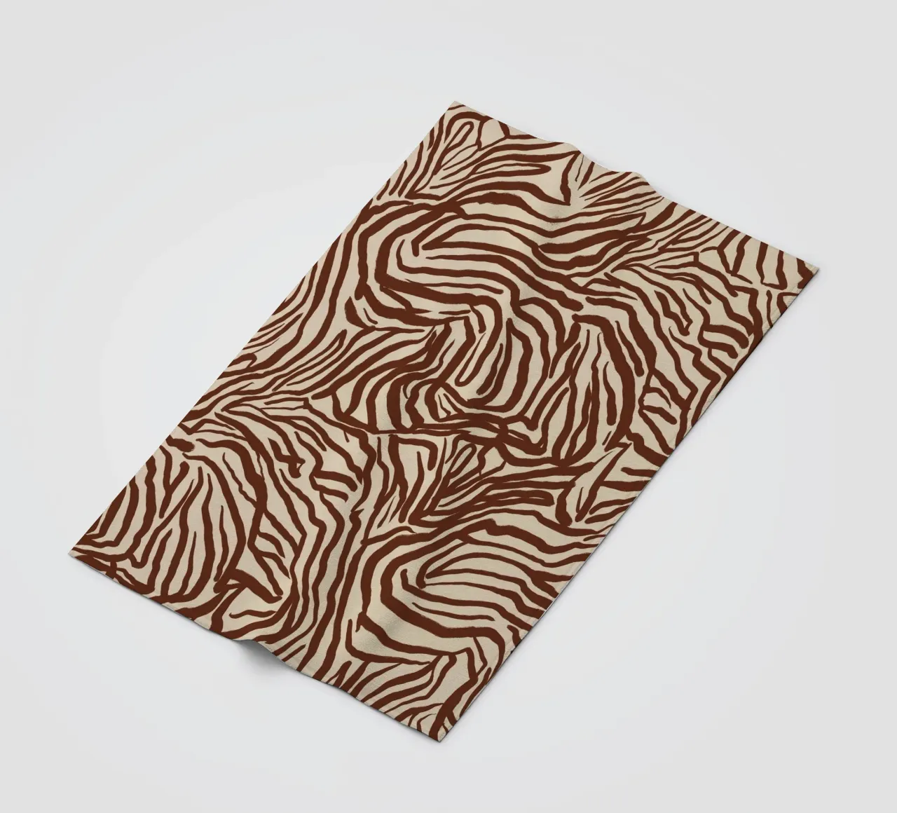 Zebra Pattern Design fleecedeken van Life of Pie