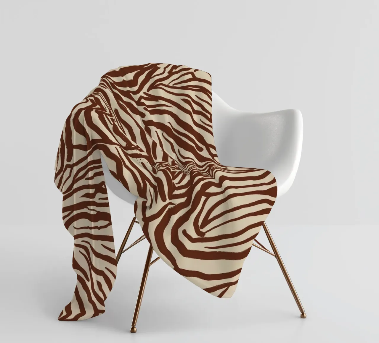 Zebra Pattern Design fleecedeken van Life of Pie