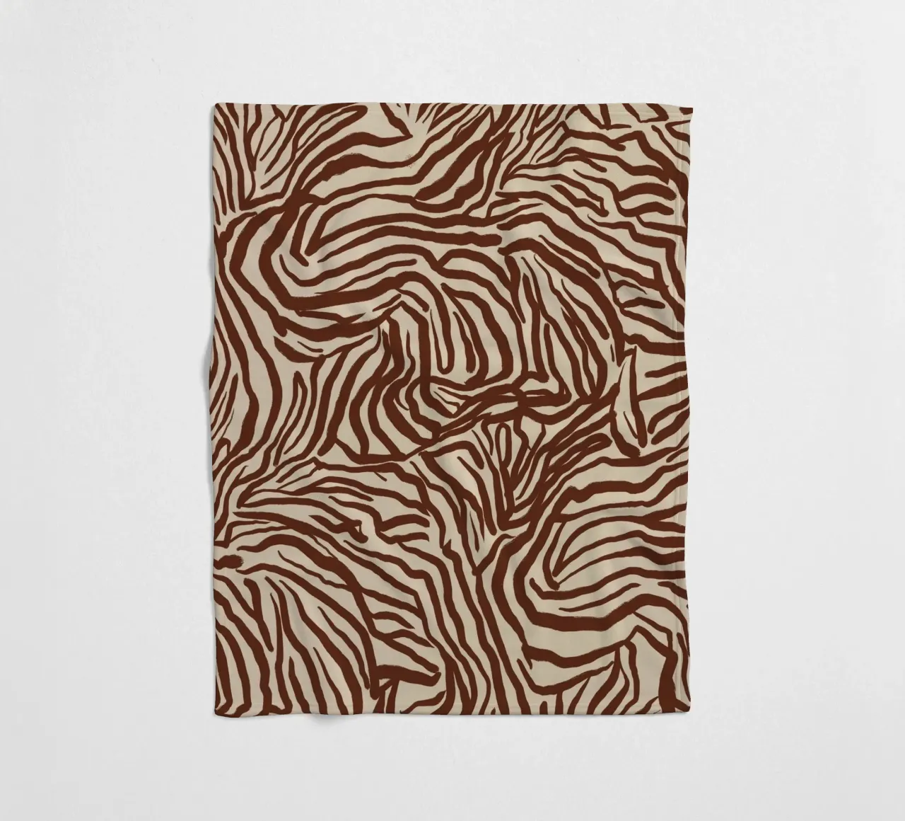 Zebra Pattern Design fleecedeken van Life of Pie